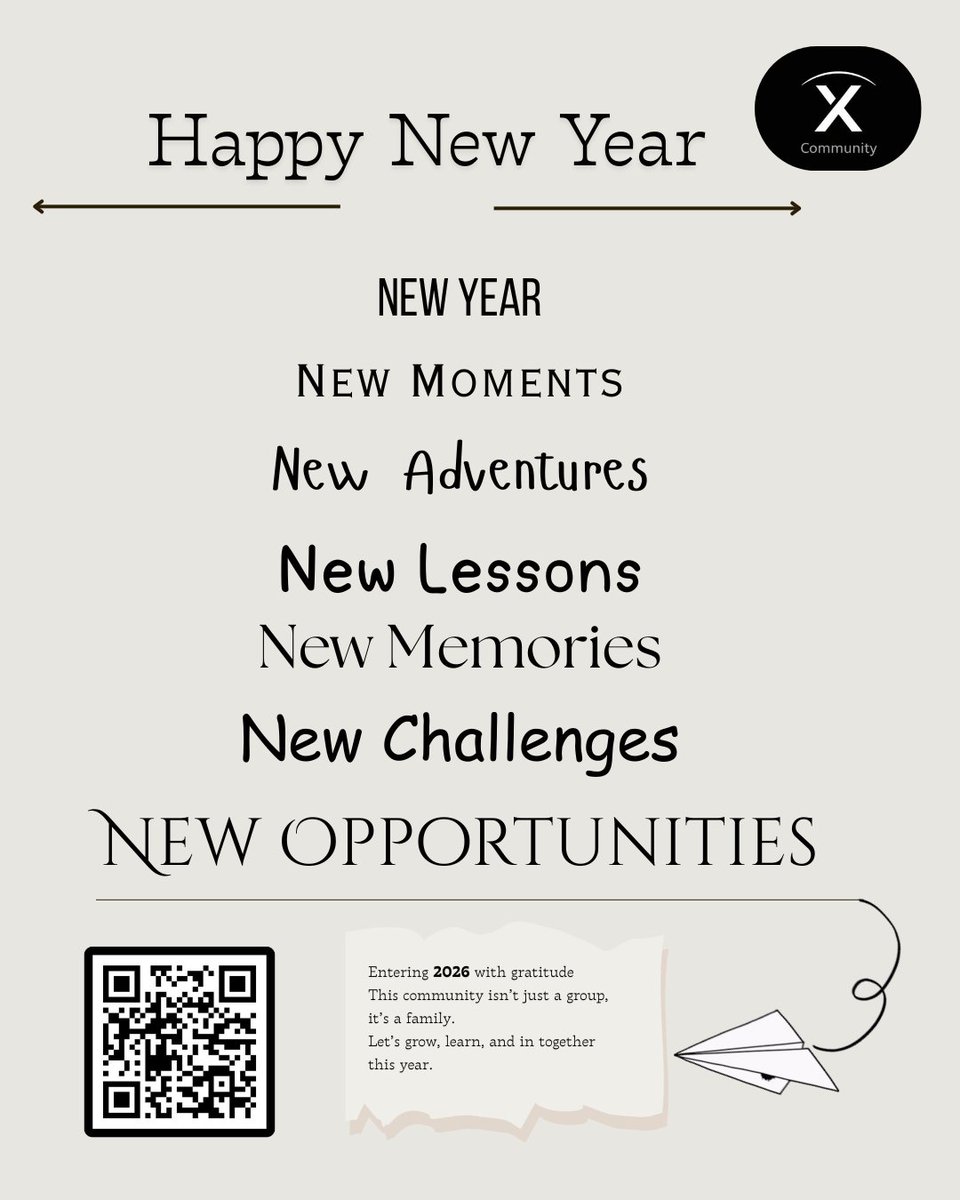 SphereXGlobal's tweet photo. Happy new year everyone ✨️

#NewYear2026 #SphereXCommunity https://t.co/AHZergMXRE