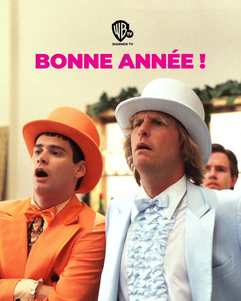 WarnerTVFR's tweet image. Nous vous souhaitons une bonne année 2026 ! 🥂 

🎉 Une année riche en grands moments de cinéma et de séries à partager avec nous sur #WarnerTV.

🍿 #DumbAndDumber, c’est vendredi 9 janvier à 20h55 dans votre séance Feel Good.

#BonneAnnée #NouvelAn #Série #Cinéma #MeilleursVœux