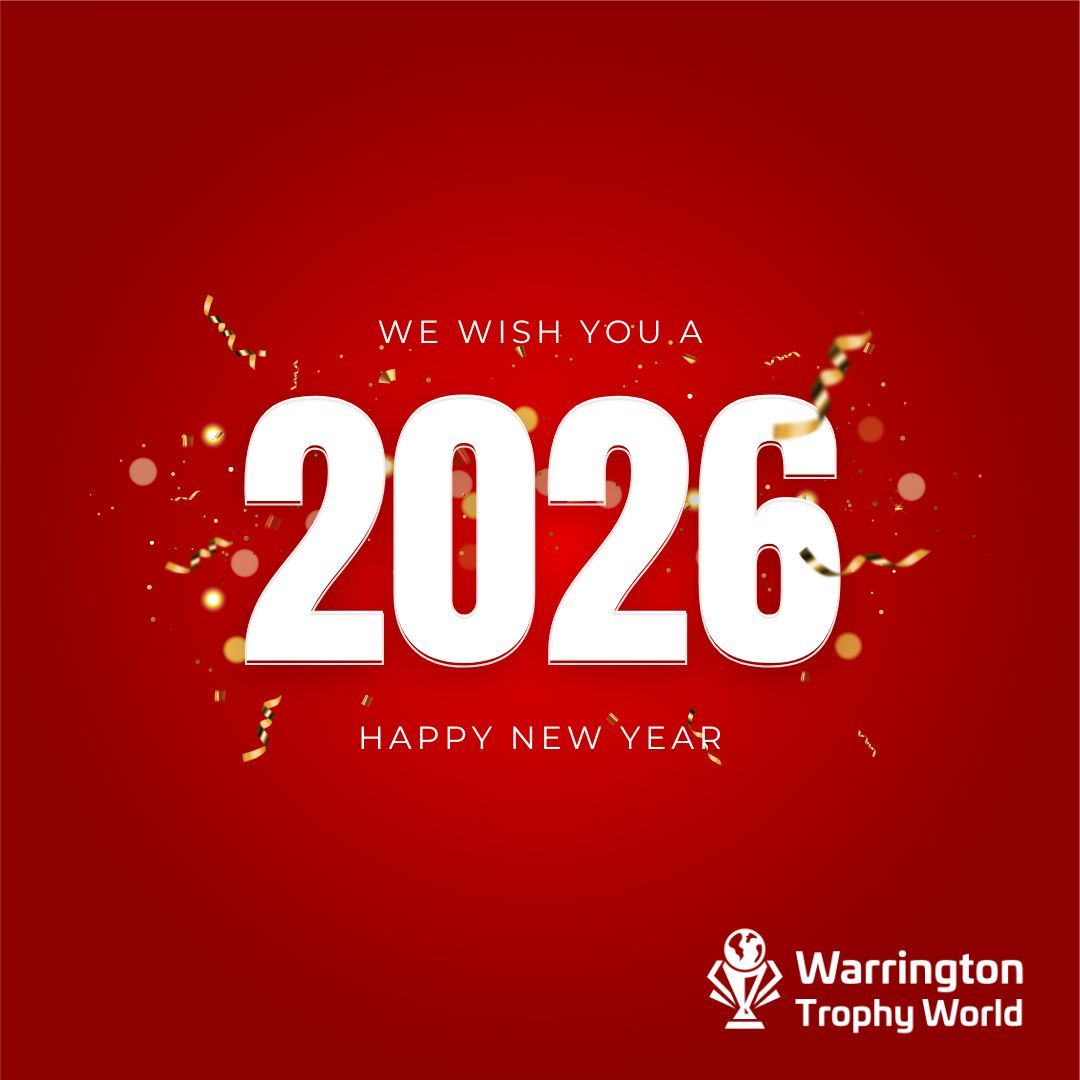 Warrtrophyworld's tweet photo. Happy New Year from all of us at Warrington Trophy World
Thank you for supporting us through another incredible year from grassroots clubs to schools, businesses, and everything in between.
Here’s to a brand new year of achievements, celebrations, and moments worth recognising 🏆 https://t.co/oojB8HhQii