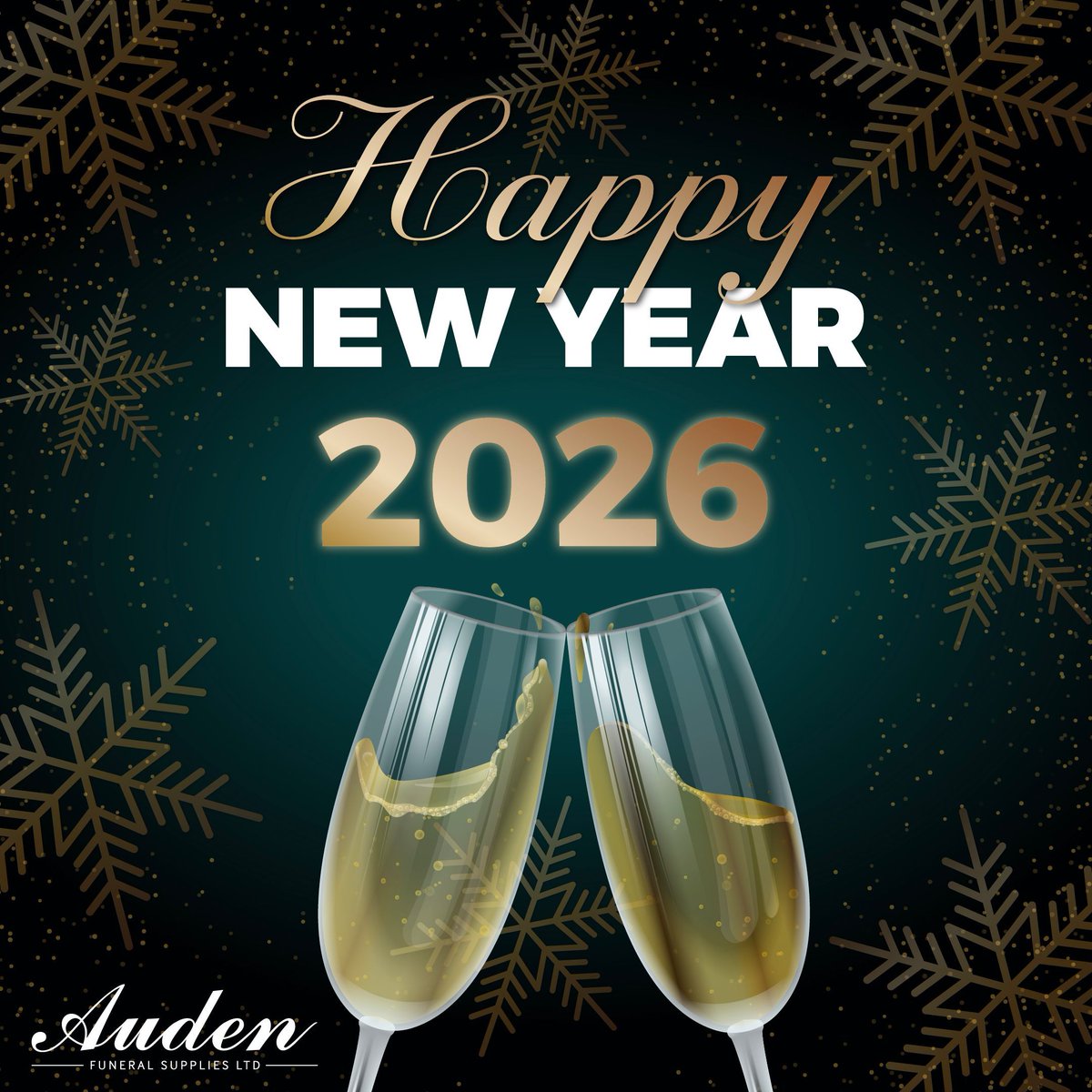 Happy New Year from all of us at Auden! 🎆

We’re looking forward to another year working alongside trusted funeral professionals, and to see what 2026 has in store for us - cheers 🥂