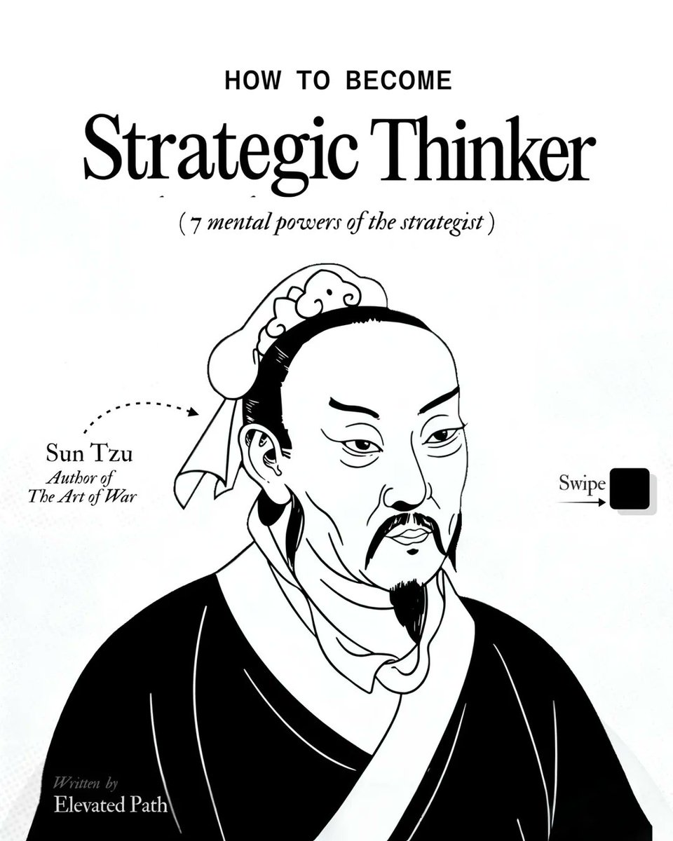 HOW TO BECOME Strategic Thinker.

(7 mental powers of the strategist)