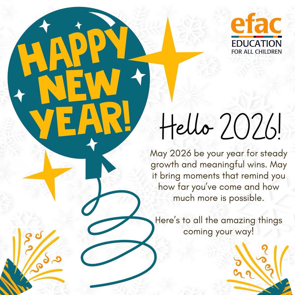 May 2026 be your year for steady growth and meaningful wins. May it bring moments that remind you how far you’ve come and how much more is possible.

Here’s to all the amazing things coming your way! 
#HappyNewYear2026