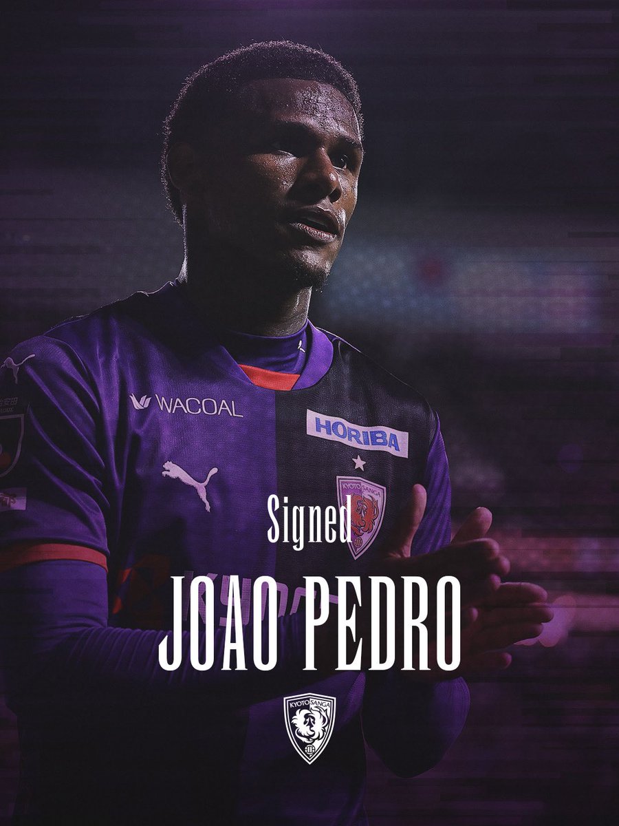 sangafc's tweet image. 【ニュースリリース】
ジョアン・ペドロ選手 ECヴィトーリアより完全移籍加入のお知らせ

🟣ジョアン選手のコメントはこちら🟣
sanga-fc.jp/news/detail/20…

#sanga #京都サンガ
