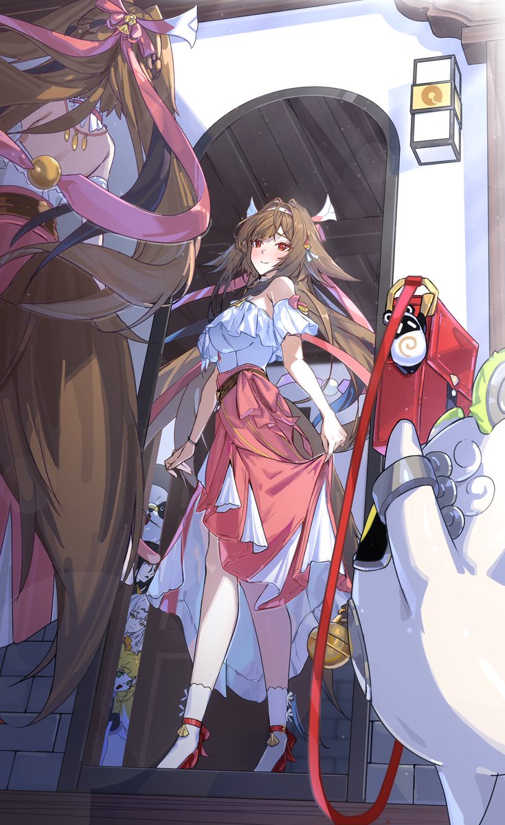 「似合ってる...よね？」
#zzzero #Yeshunguang