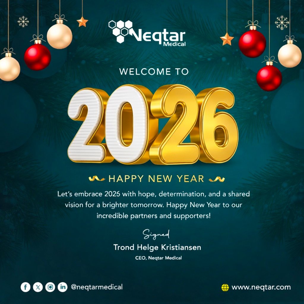 NeqtarMedical's tweet photo. Welcome to 2026.

A new year.
A shared vision.
And continued commitment to building healthcare systems that truly work.

Thank you for being part of the journey. Happy New Year ✨

#neqtarmedical #2026 #HappyNewYear2026 https://t.co/xKOMu38wJZ