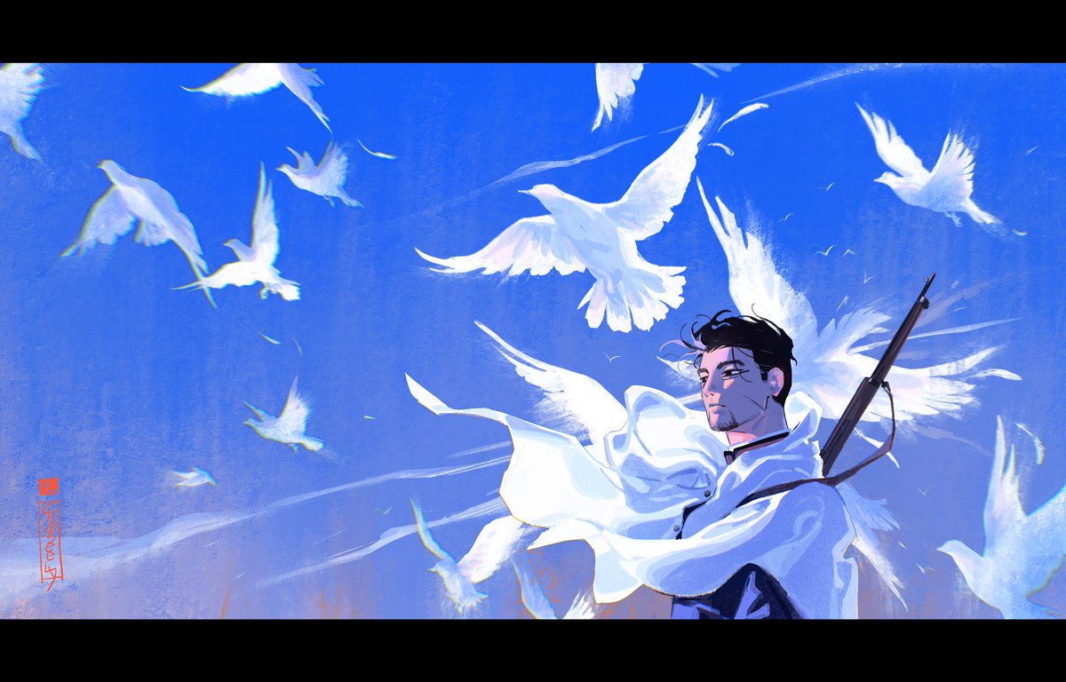 cheseely's tweet image. goodnight wildcat #goldenkamuy