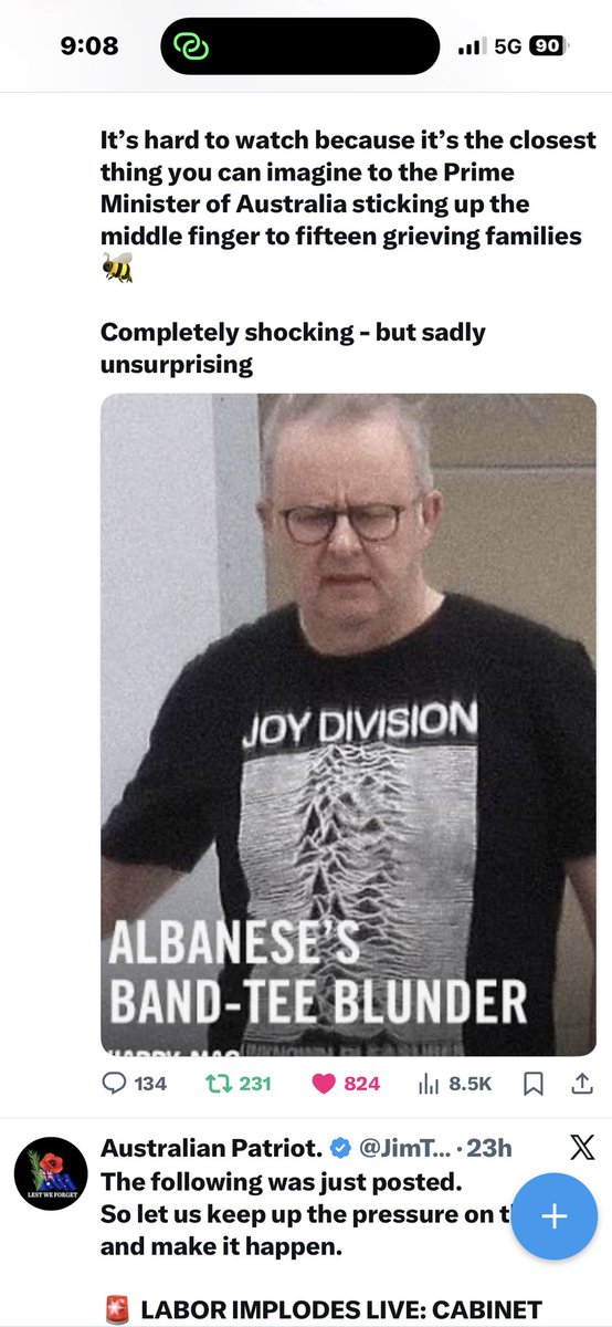 BaronBurleigh2's tweet photo. Australian PM shows and confirms his antisemitic values. https://t.co/444lZPczxI