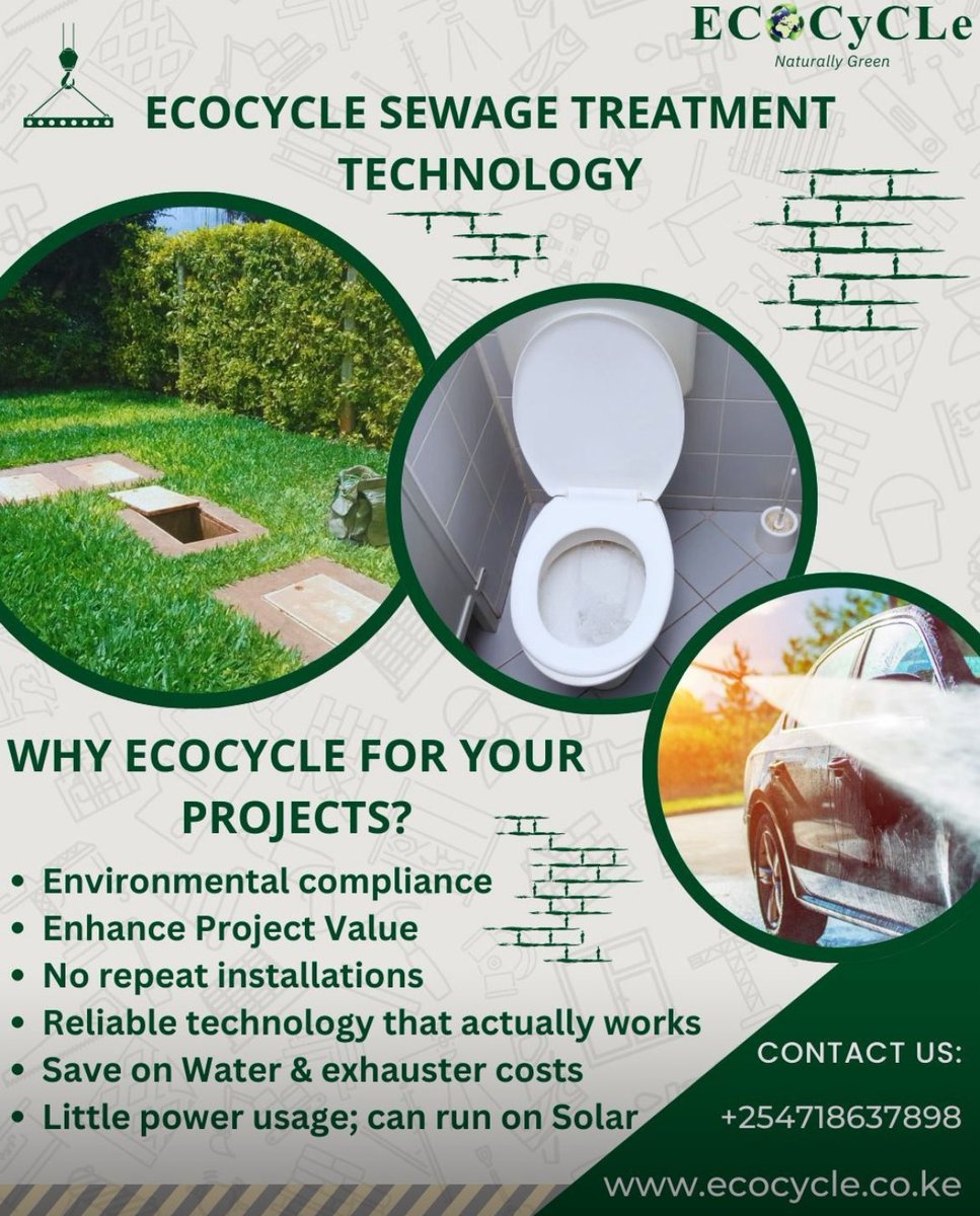 𝐍𝐞𝐰 𝐘𝐞𝐚𝐫 𝐂𝐡𝐚𝐧𝐜𝐞𝐬! 𝐒𝐮𝐬𝐭𝐚𝐢𝐧𝐚𝐛𝐥𝐲 𝐑𝐄𝐂𝐘𝐂𝐋𝐄 𝐒𝐄𝐖𝐀𝐆𝐄 𝐭𝐨 𝐑𝐄𝐔𝐒𝐀𝐁𝐋𝐄 𝐖𝐀𝐓𝐄𝐑♻️💦: 𝐋𝐞𝐭'𝐬 𝐁𝐮𝐢𝐥𝐝 𝐓𝐨𝐠𝐞𝐭𝐡𝐞𝐫 𝐢𝐧 2026!
ECOCYCLE LTD  We are excited to continue offering Delightful 𝑺𝑬𝑾𝑨𝑮𝑬 𝒕𝒓𝒆𝒂𝒕𝒎𝒆𝒏𝒕