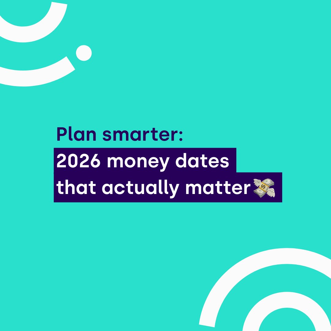 CredAbilityapp's tweet image. New year energy, but make it money-smart. 💸✨

2026 has some big financial moments coming up, from pay rises and benefit changes to tax deadlines and bill increases. Knowing when they’re happening helps you plan.

#2026 #NewYear #MoneyDates