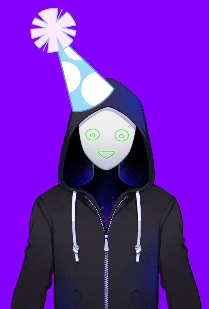 NebulaTWanderer's tweet photo. HAPPY NEW YEARS, EVERYONE!!! For my New Years Resolution I'm gonna... *checks most recent stream* *like 2 weeks ago* oof... uh... I'm gonna stream more! #NewYear2026 #NewYearsResolution #Vtuber https://t.co/QJoXAI5EuT