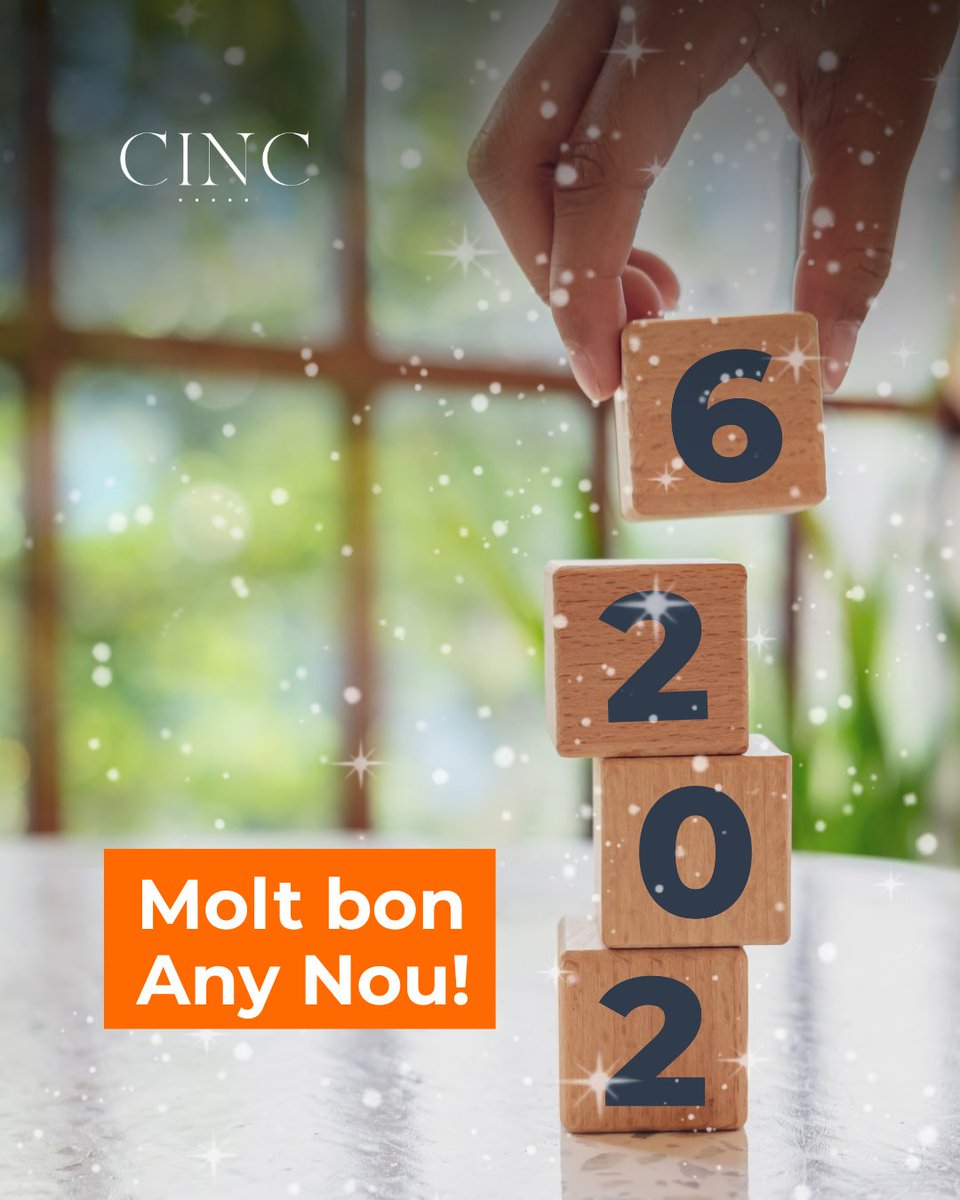 ✨ Des de CINC us desitgem un molt Bon Any 2026, ple de bons propòsits, noves oportunitats i grans moments per compartir. 🥂

#AnyNou #CINC #CINCGirona #CINCBarcelona #CINCFigueres #BonAny #Feliç2026