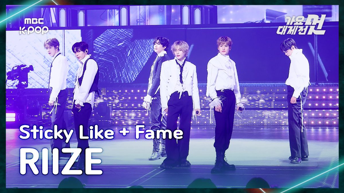 MBC_entertain's tweet photo. 251231🔍[가요대제전]

‘RIIZE – Sticky Like+Fame’
▶https://t.co/uYu92NFlms

#2025MBC가요대제전 #가요대제전 #2025MBCGayoDaejejeon #라이즈 #RIIZE #StickyLike #Fame @RIIZE_official https://t.co/ikJxWemf8H