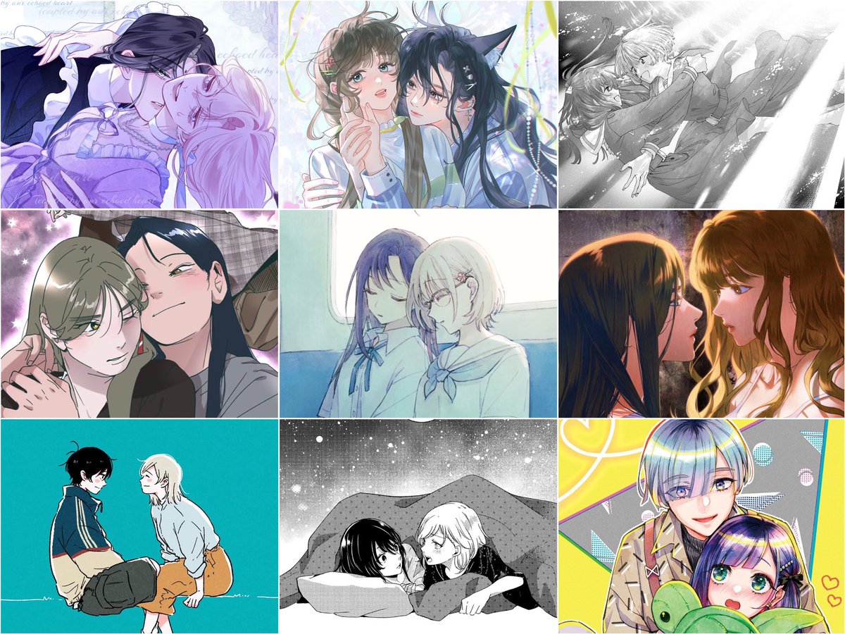 Sound of a Racing Heart
Qian Nüyou Cheng Le Wo De Dingtou Shangsi
Dear Flowers that Bloom in the Days of Yore
Happiness Rides on a Broomstick
Koi yori Aoku
Falling
Pale Blue-green Color Saudade
The Moon on a Rainy Night
Love Love Shitai Tatsunomiya-san wa Jouriku
shimashita
