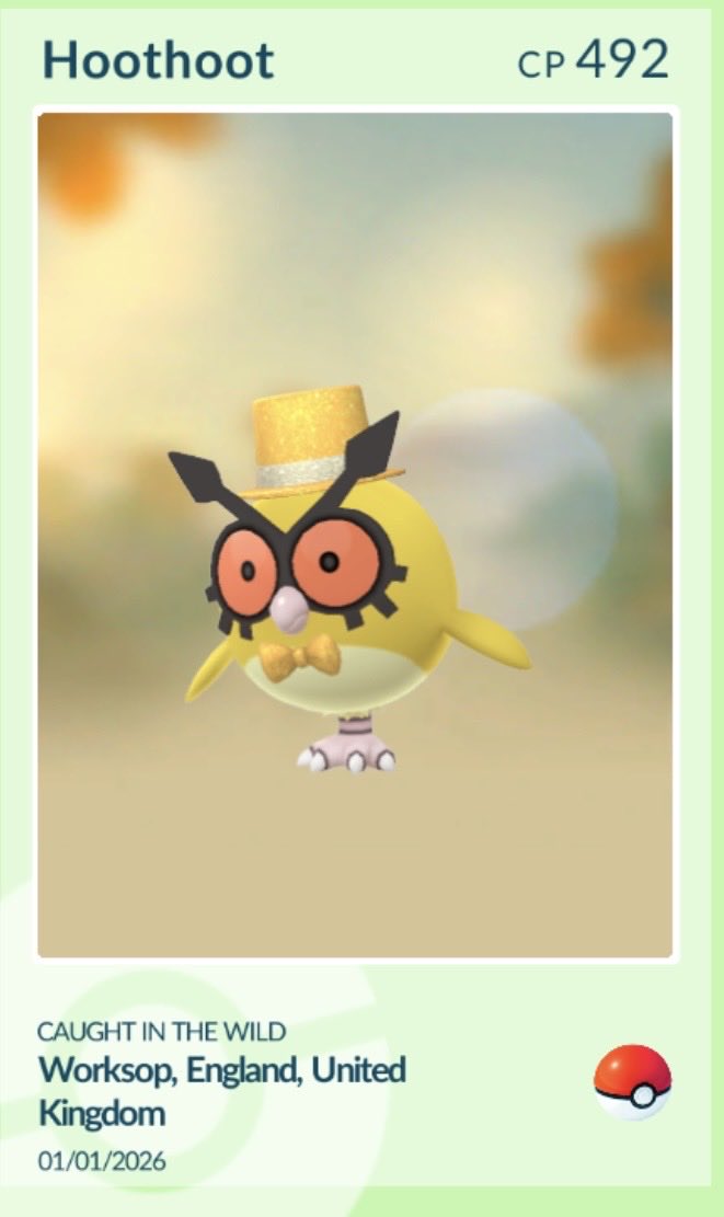 devonscider's tweet image. First shiny of 2026 ⁦@PokemonGoApp⁩