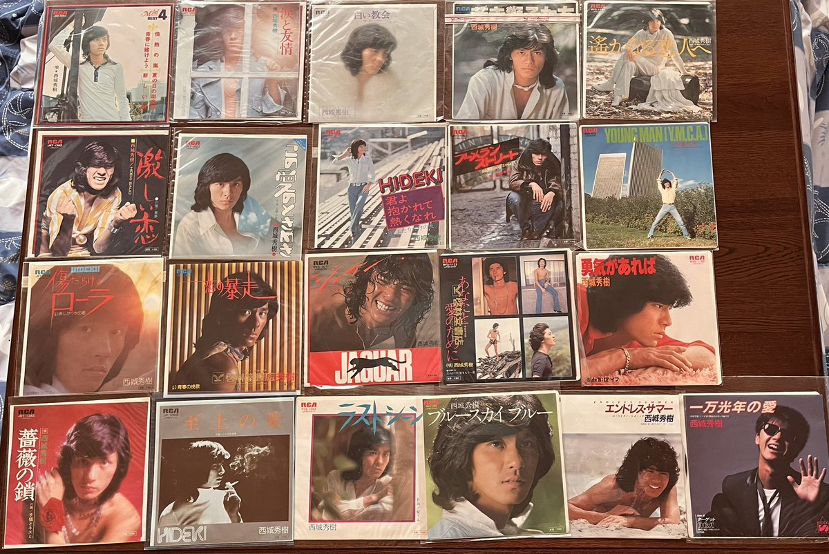 去年暮れにお会いした同じく秀樹ファンだった先輩から、レコード、歌舞