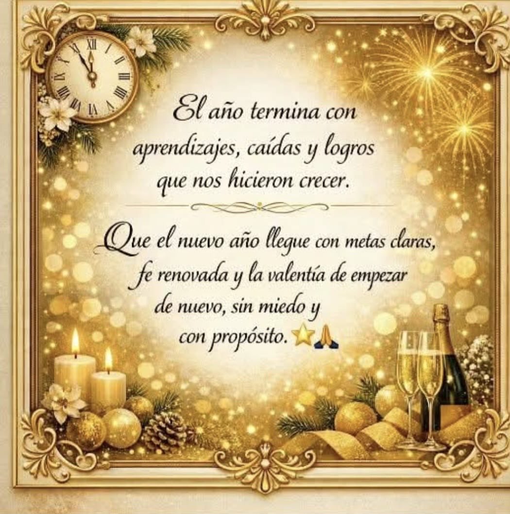 Feliz Año Nuevo 🎊🎈🎆🥂🎉⭐️🥂
