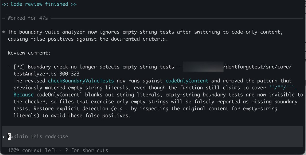 PR で CodeRabbit も Bugbot も検知しなかった問題を Codex CLI の