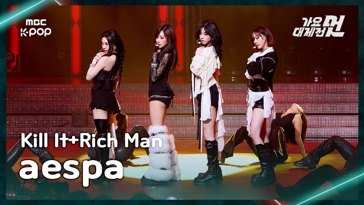 MBC_entertain's tweet image. 251231🔍[가요대제전]

‘aespa – Kill It+Rich Man’
▶ youtu.be/R1dxmLJ6cTc

#2025MBC가요대제전 #가요대제전 #2025MBCGayoDaejejeon #에스파 #aespa #KillIt #RichMan @aespa_official