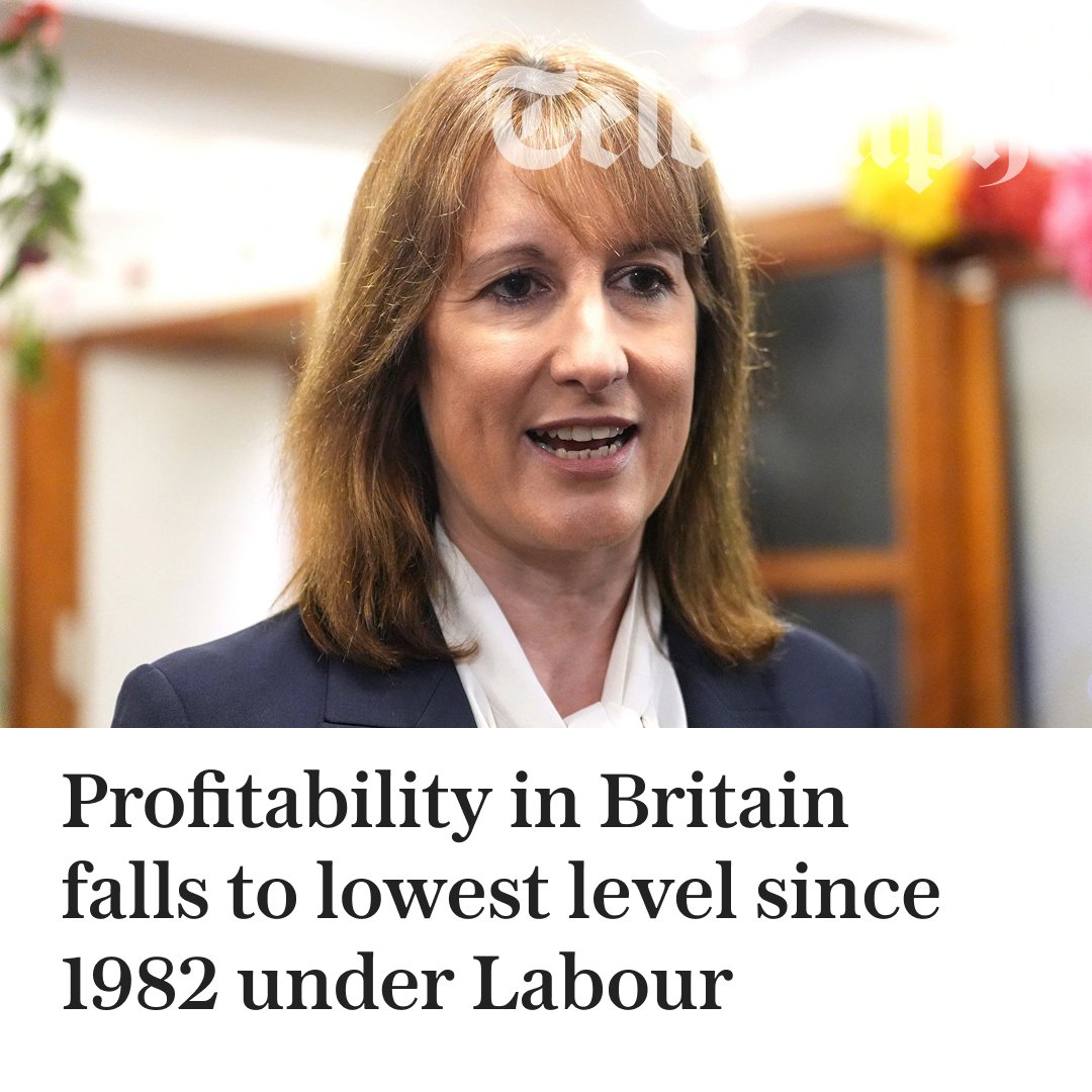 🔴 Surging employment costs under Labour have punched the biggest hole in corporate profits in more than four decades.

Find out more ⬇️
telegraph.co.uk/business/2026/…