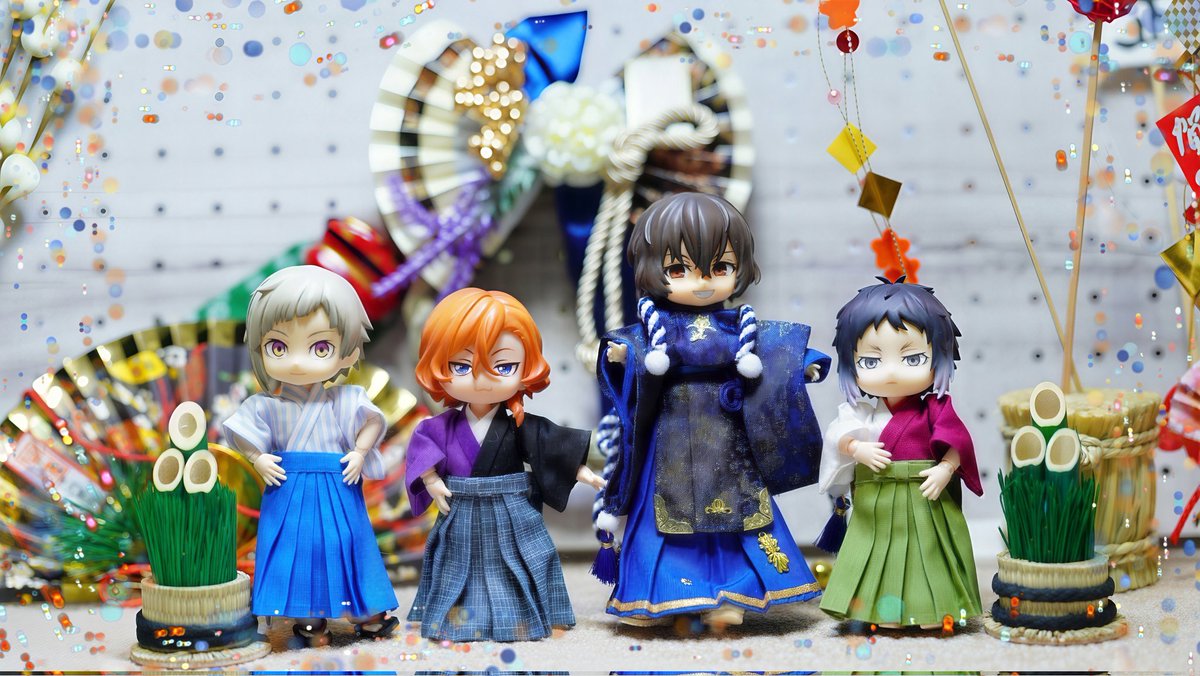 あけましてございます☺️
2026年今年もうちのドール&amp;ミニもちたちをよろしくお願いします🎍✨

#HappyNewYear2026