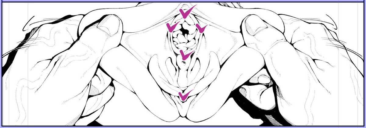 新年跨いでやっていた事が
仕上げ無しの状態である程度見栄えする開いたおまんこ研究だった😇 