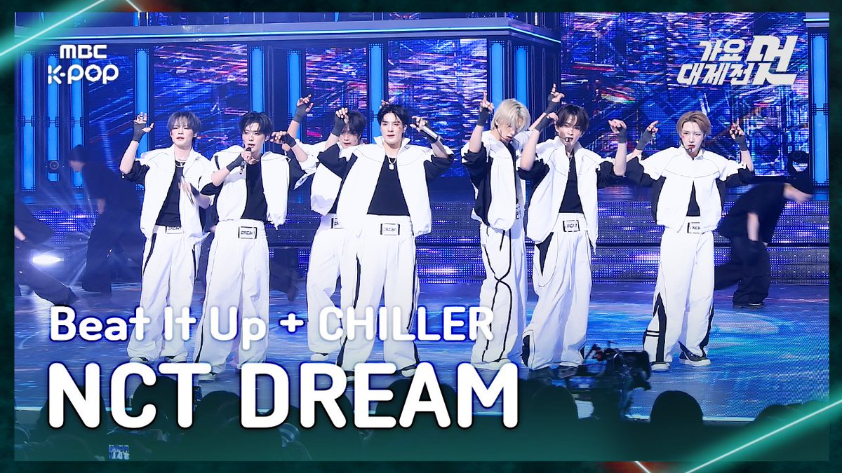 MBC_entertain's tweet image. 251231🔍[가요대제전]

‘NCT DREAM – Beat It Up+CHILLER’
▶youtu.be/592Gns7nXUs

#2025MBC가요대제전 #가요대제전 #2025MBCGayoDaejejeon #엔시티드림 #NCTDREAM #BeatItUp #CHILLER @NCTsmtown_DREAM