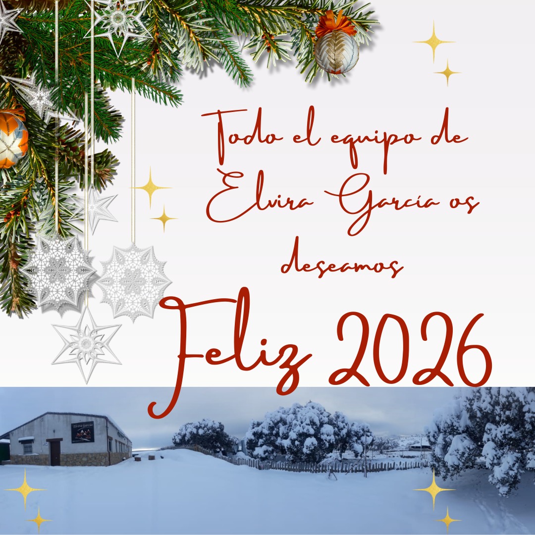 QuesosElviraGar's tweet photo. Feliz año a todos!! 

#Quesoselviragarcia #ElBarraco #avila #FelizAnoNuevo2026 https://t.co/74yD3aXpcX