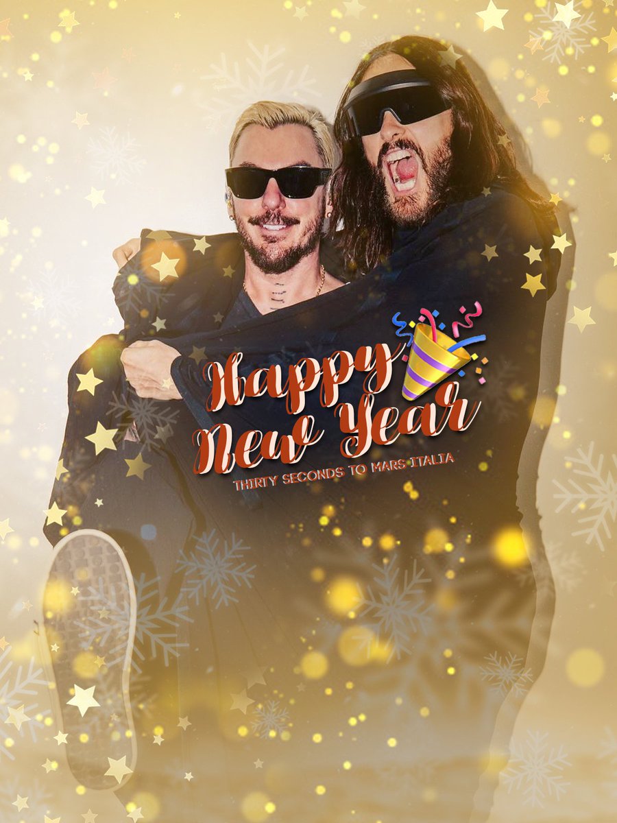 Happy New Year! Buon 2026, Echelon! 🎉

#MARS #ThirtySecondsToMars #JaredLeto #ShannonLeto #HappyNewYear

<a href="/30SECONDSTOMARS/">THIRTY SECONDS TO MARS</a> <a href="/JaredLeto/">JARED LETO</a> <a href="/ShannonLeto/">SHANNON LETO</a>