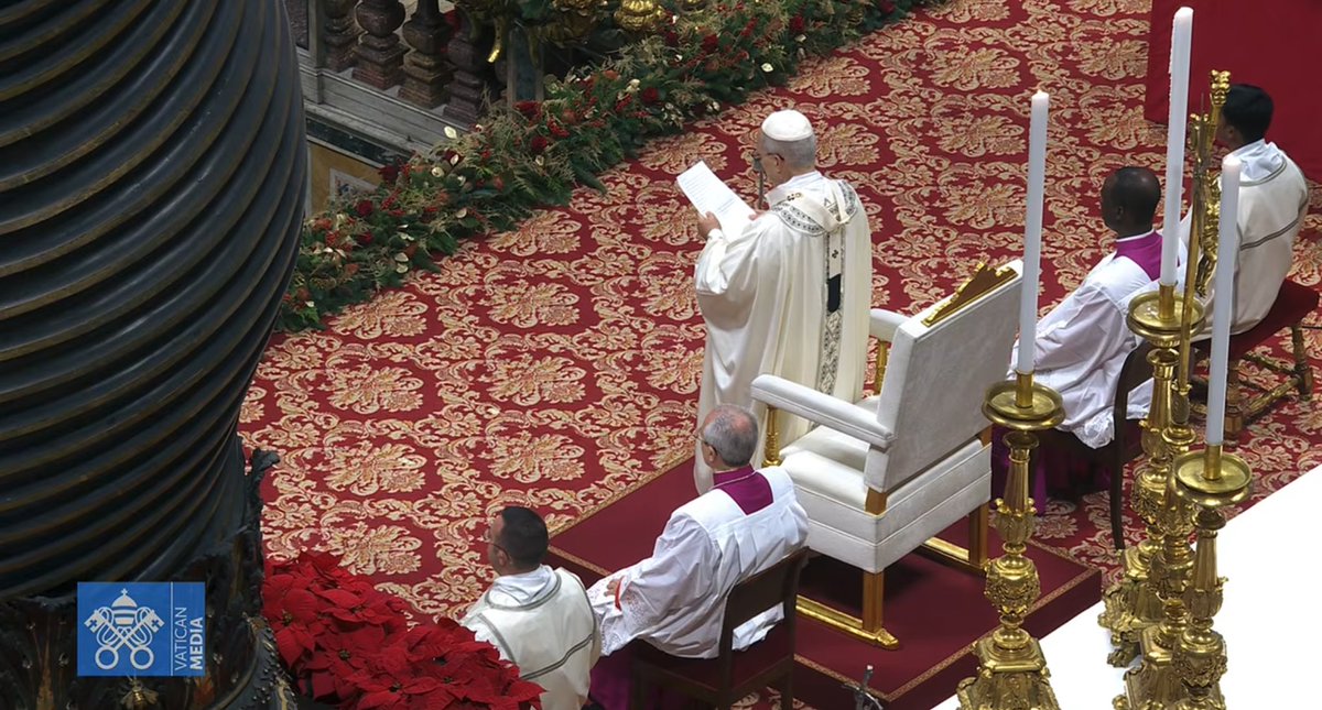 "Y es hermoso pensar así el año que comienza: como un camino abierto, por descubrir, en el que aventurarnos, por gracia, libres y portadores de libertad, perdonados y dispensadores de perdón, confiados en la cercanía y en la bondad del Señor que siempre nos acompaña". #LeónXIV