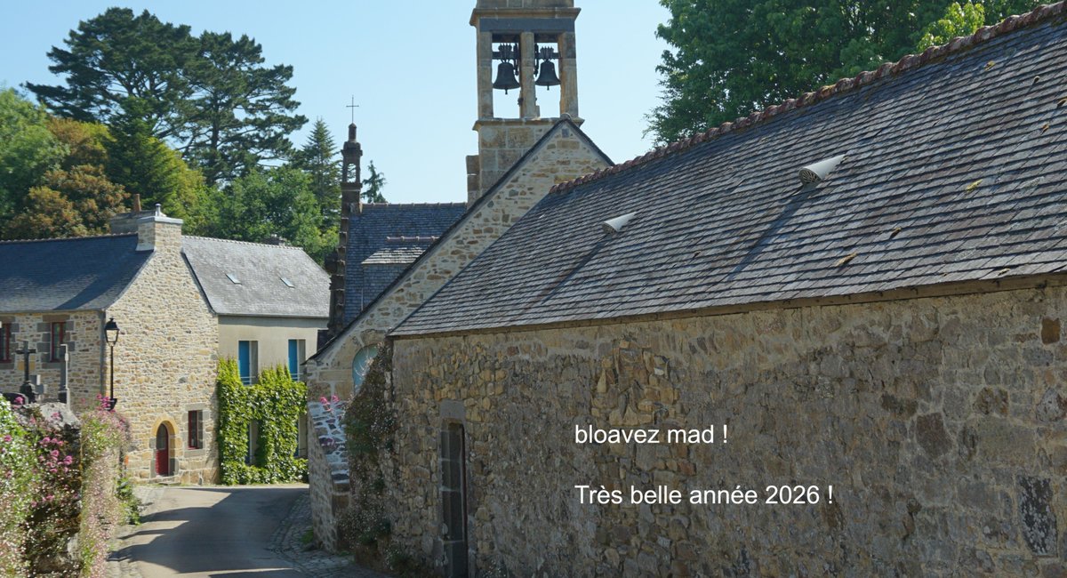 Une très belle et heureuse année à tous ! 
Wishing you and your loved ones a very Happy New Year
#Daoulas #Bretagne