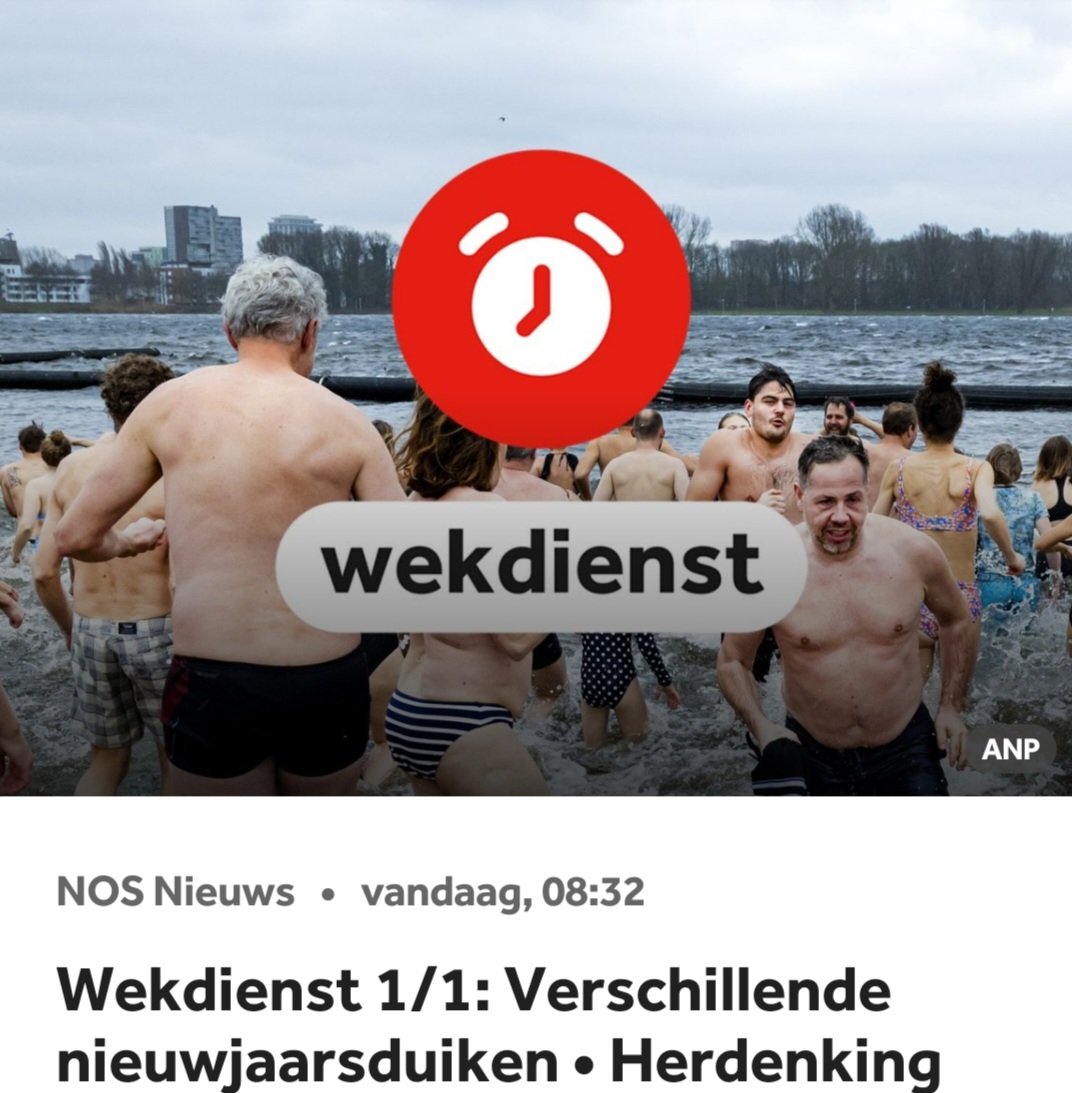 Dat is lekker wakker worden. De  Sloterplas als openingsbeeld van de wekdienst van de NOS. #doeslief #nieuwwest #amsterdam