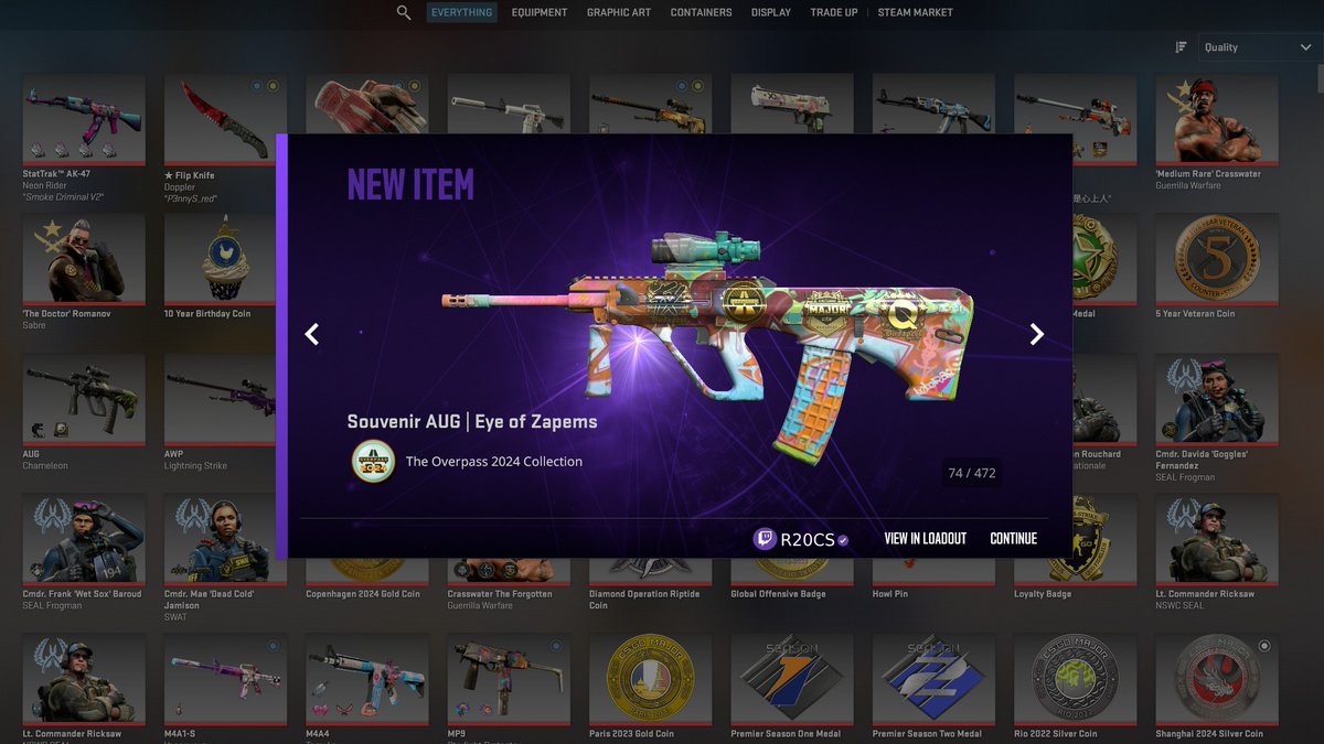 R20_cs's tweet image. New Year CS2 Skin Giveaway 🎊

Comment, Follow &amp;amp; Repost to enter!

More entries Live now on Twitch/R20cs