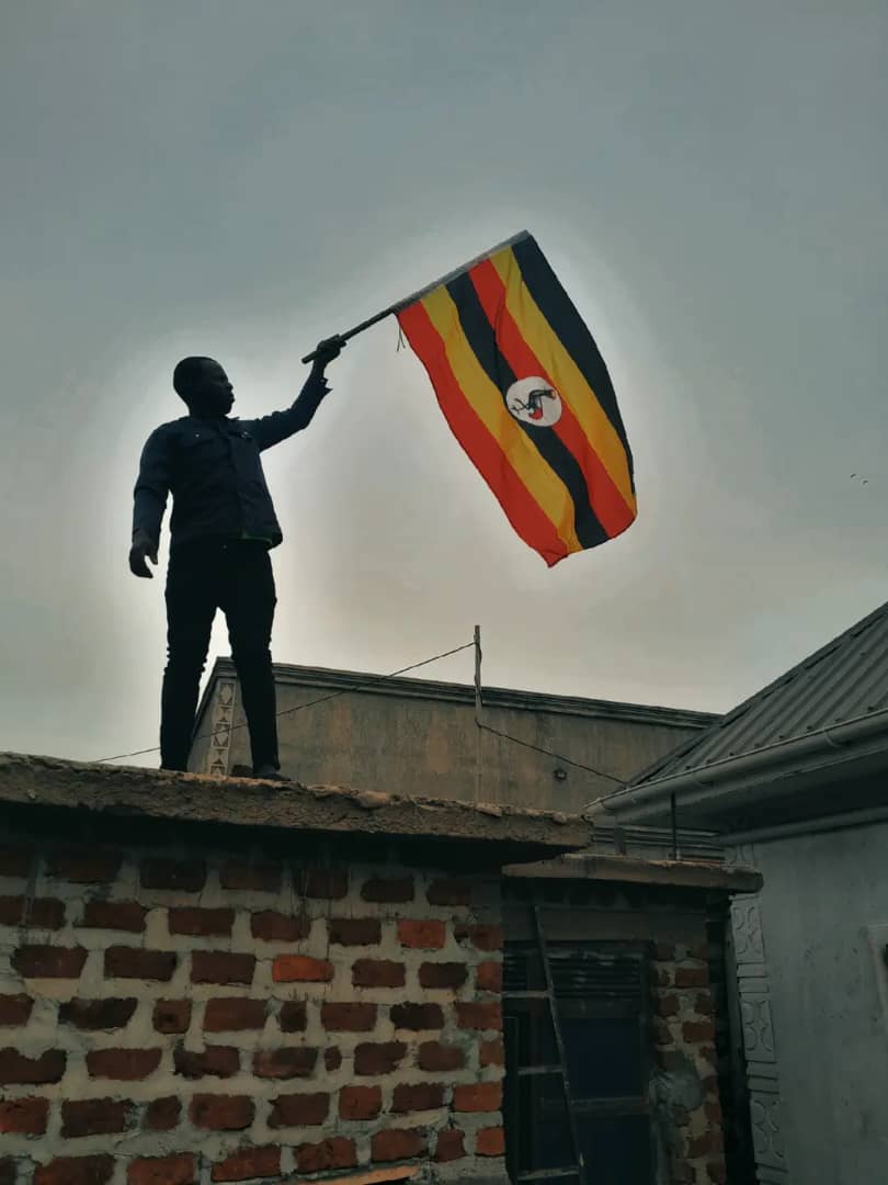 Happening now , uganda  flag