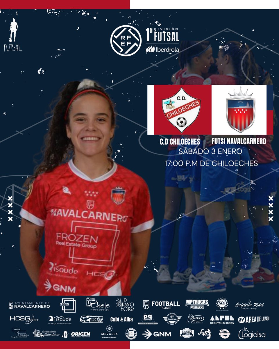 futsi_atletico's tweet photo. ⚽️ 𝗣𝗥𝗢́𝗫𝗜𝗠𝗢 𝗣𝗔𝗥𝗧𝗜𝗗𝗢 / J.12
⚔️ @cdchiloeches
📅 Sábado
⏰17:00
🏟 P.M de Chiloeches
📺 @live_vuvuzela
#futsi #navalcarnero #futsal https://t.co/llZ9TrRPfL