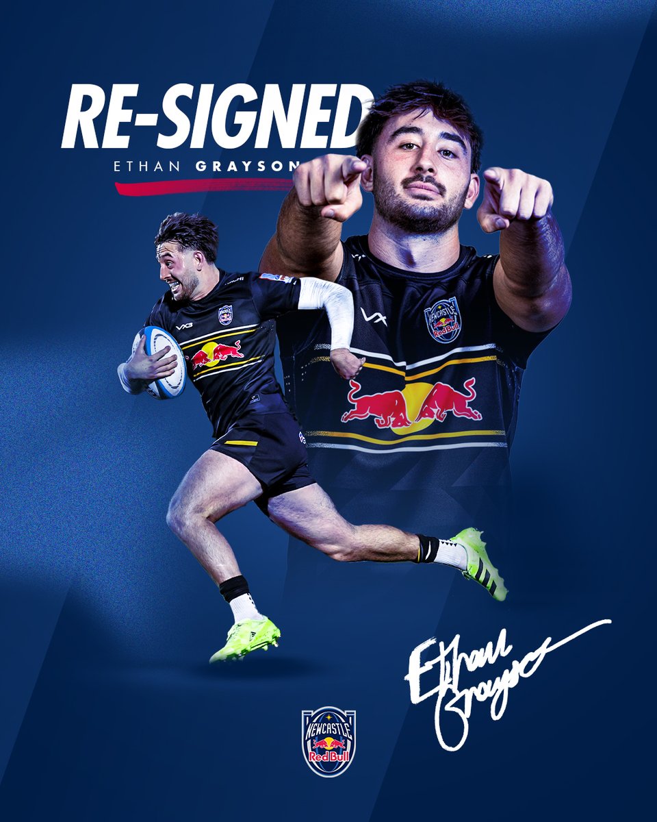 NCL_RedBulls's tweet photo. 𝗥𝗘-𝗦𝗜𝗚𝗡𝗘𝗗 ✍️

Ethan Grayson will be a Newcastle Red Bulls player for at least the next two seasons, having signed a contract extension.

For the full story, visit 👉 https://t.co/ZIupr0xep4 https://t.co/DssOrxJloN