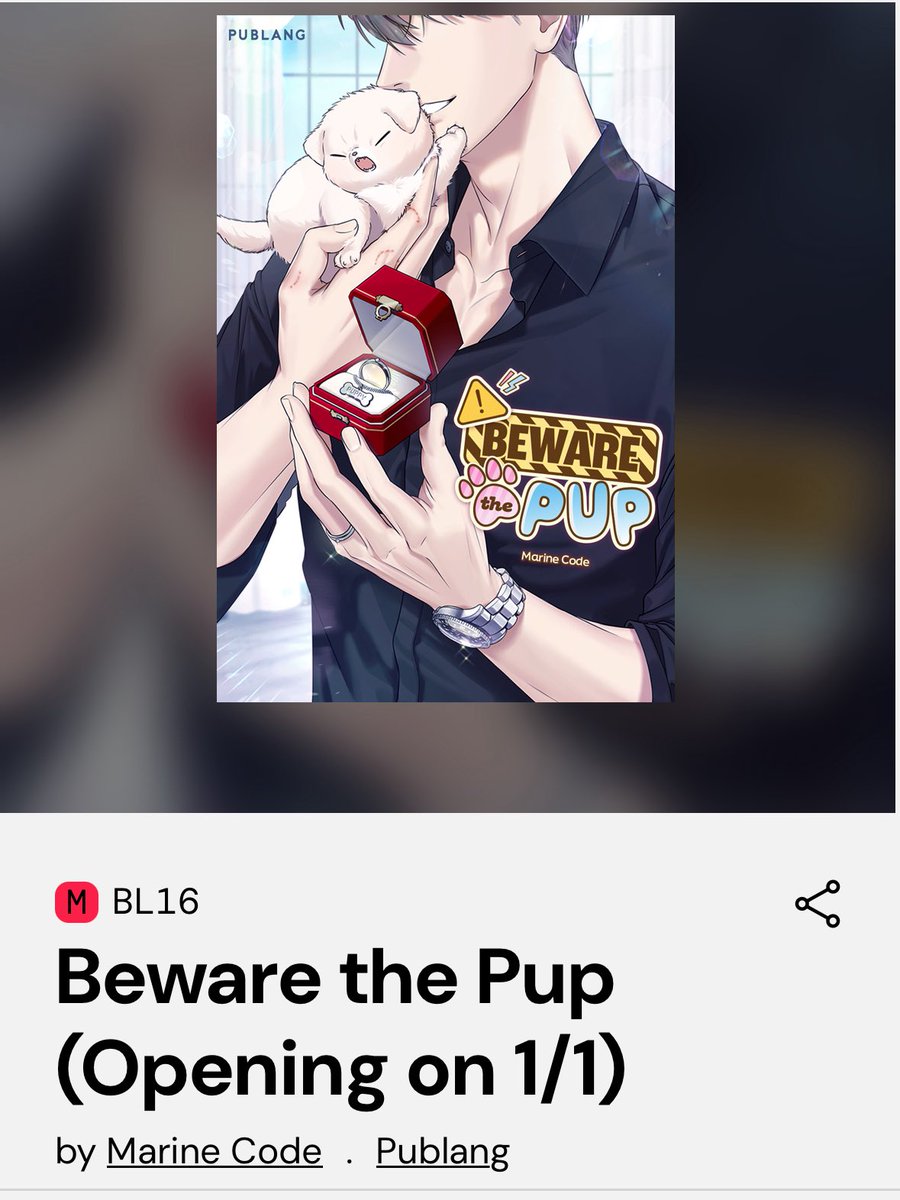 MikyPechy's tweet photo. BEWARE THE PUP ❤️🐶💢
HAS ARRIVED TO PUBLANG!!!
#MarineCode #Duhaem #PawsAndClaws #BewareThePup #Publang #BL https://t.co/suztkWlTlG