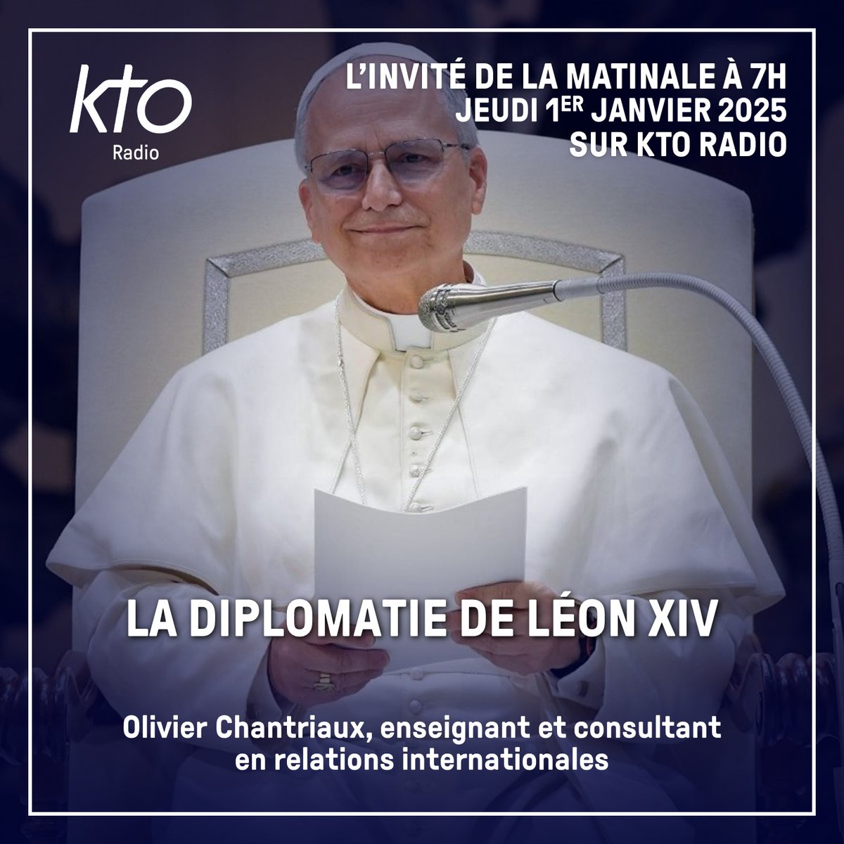 Que dit le message du #Pape pour la Journée mondiale de la #paix ? Que propose-t-il ? Et a-t-il une chance d’être entendu ?

🎧Décryptage avec Olivier Chantriaux : ktoradio.com/podcasts/linvi…

<a href="/pdesaintpierre/">Philippine de Saint Pierre</a>