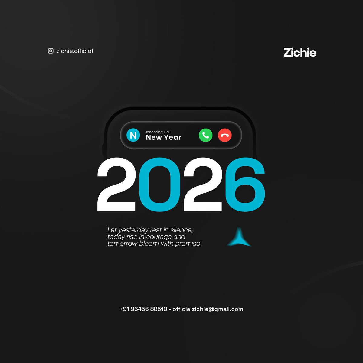 zichieofficial's tweet image. Incoming Call: New Year.
We’re ready to build!!

#Zichie #NewYear2026 #BuildIn2026 #TechBrand #NewBeginnings
