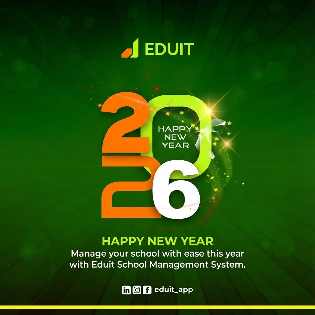 Happy New Year 🎉
2026 is about building smarter systems for schools.

EduIT is a modern school management system designed to simplify academics, administration, and school operations.
We’re just getting started. 🚀