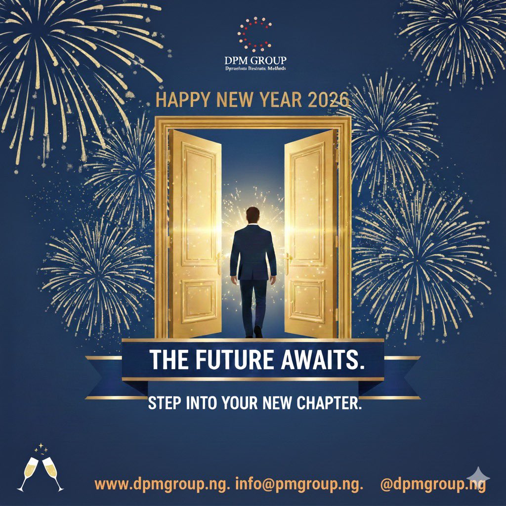 dpmgroupng's tweet photo. From all of us at Dpm Group, we wish you a very beautiful happy new year. 🎆 https://t.co/GlAkwGk75T