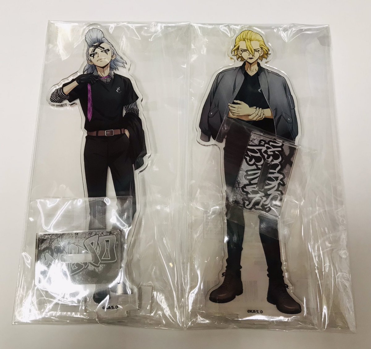 Dr.STONE スタンリー ゼノ ウォルマ 渋谷109 アクリルスタンド Dr.STONEから SHIBUYA109 WALLMA アクリルスタンド ゼノとスタンリー