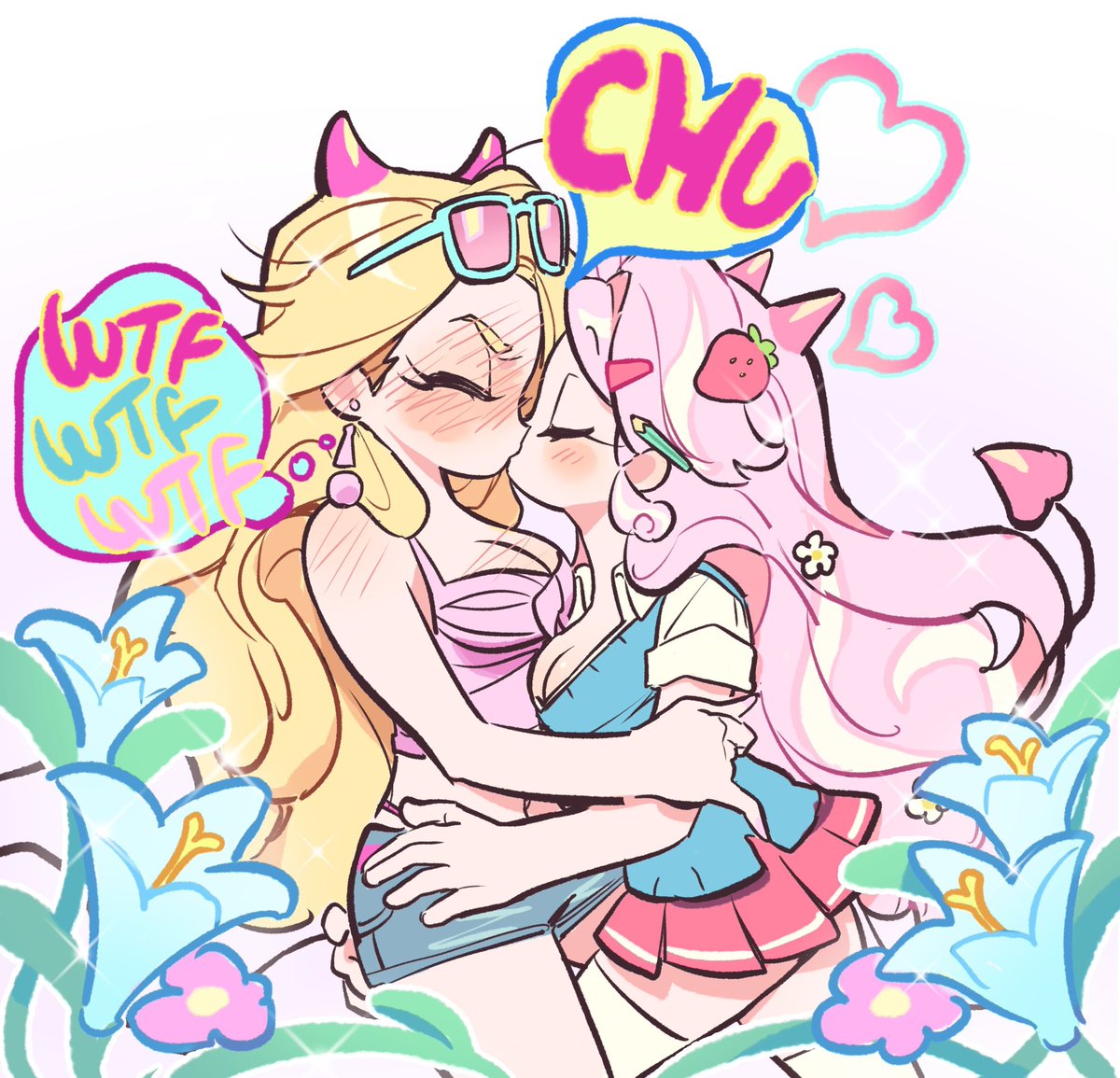 kerbe__'s tweet image. Happy end  ♀️💘♀️