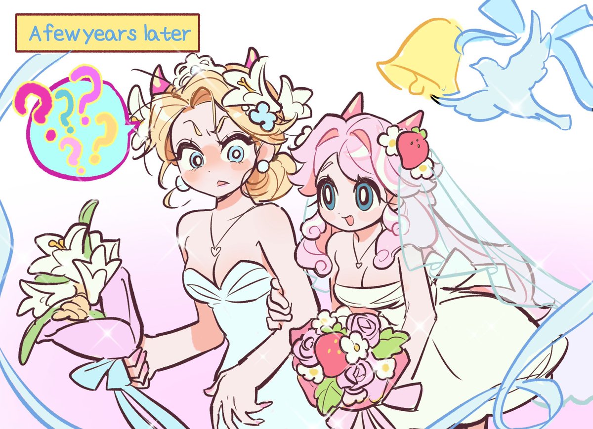 kerbe__'s tweet image. Happy end  ♀️💘♀️