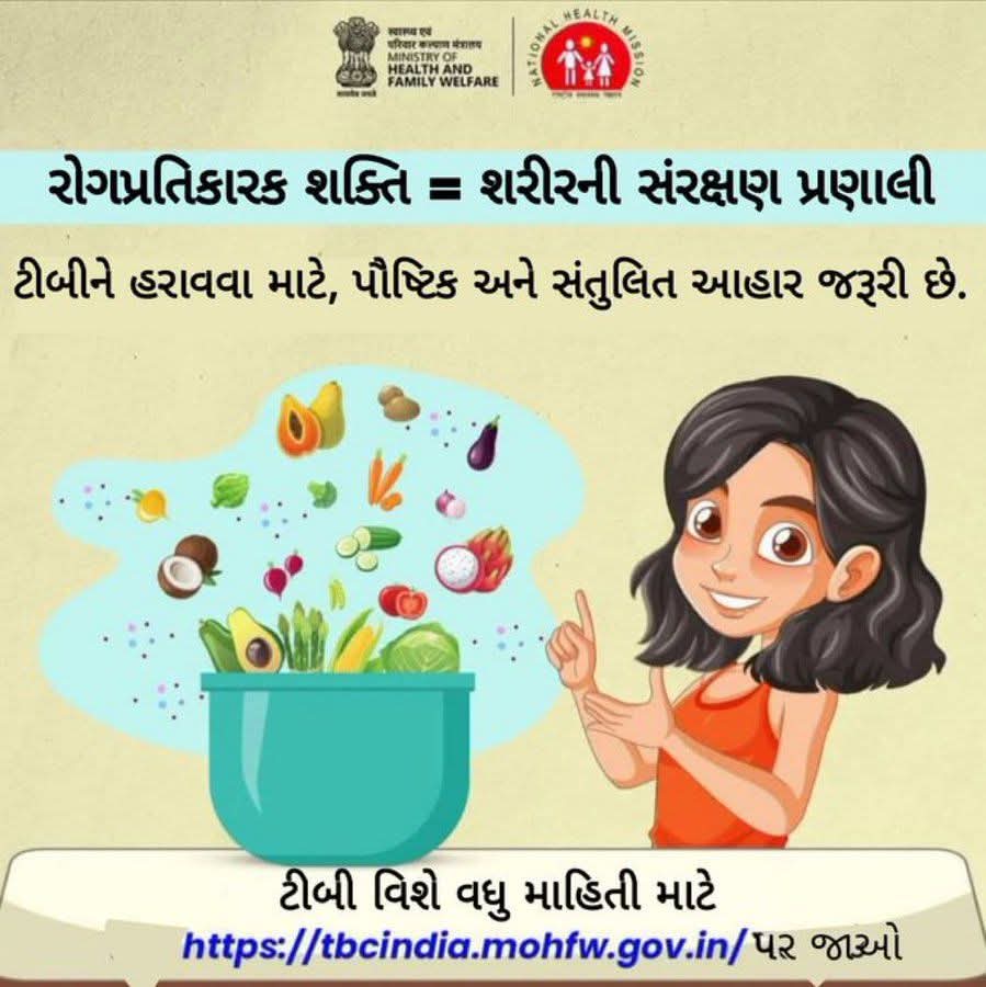 TbDahod's tweet photo. ટીબી મુક્ત ભારત અભિયાન,

"ટીબી હારેગા દેશ જીતેગા"

#TBmuktbharat 
#Endtb 
#NutritionalSupport
@CollectorDahod 
@DahodDdo 
@NHMGujarat 
@HealthDeptGuj 
@NtepGuj @TbDivision https://t.co/RB42pK91Rf