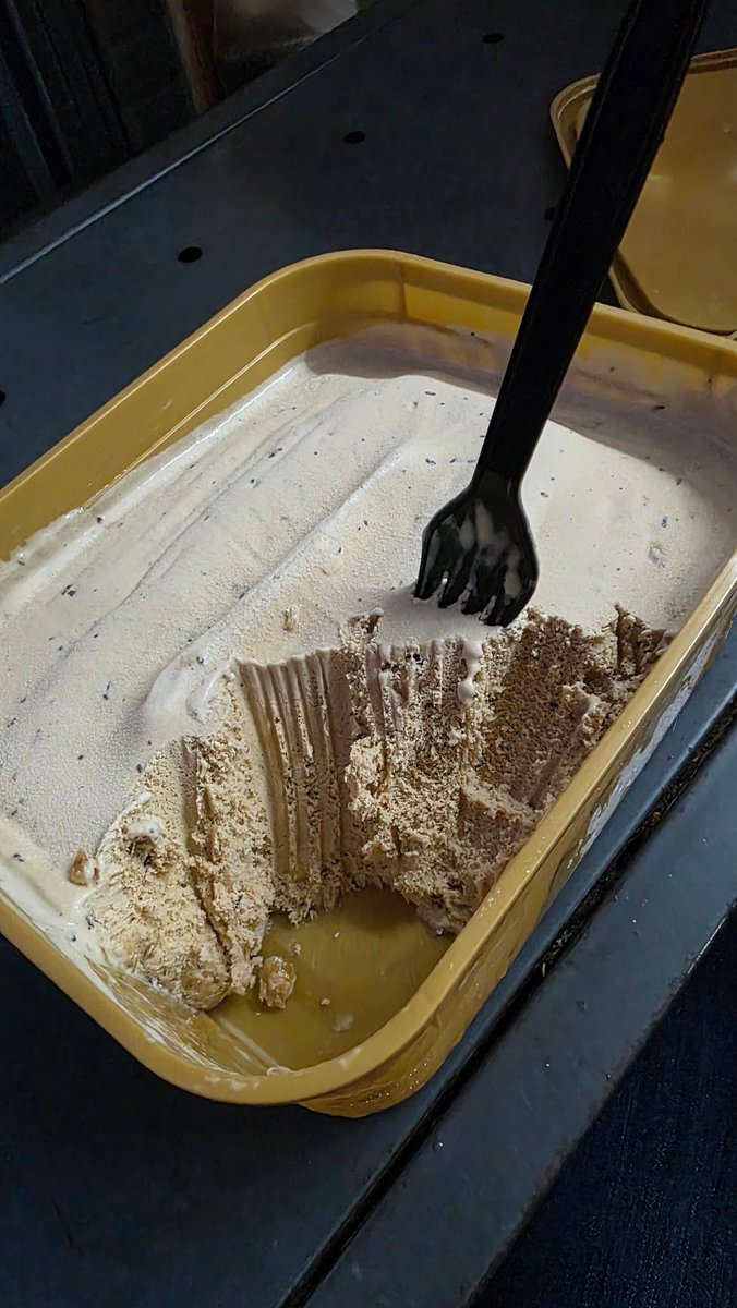 discryptency's tweet image. Whole tub of ice cream to myself 😜