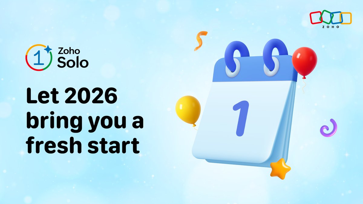 Zoho Solo tweet media