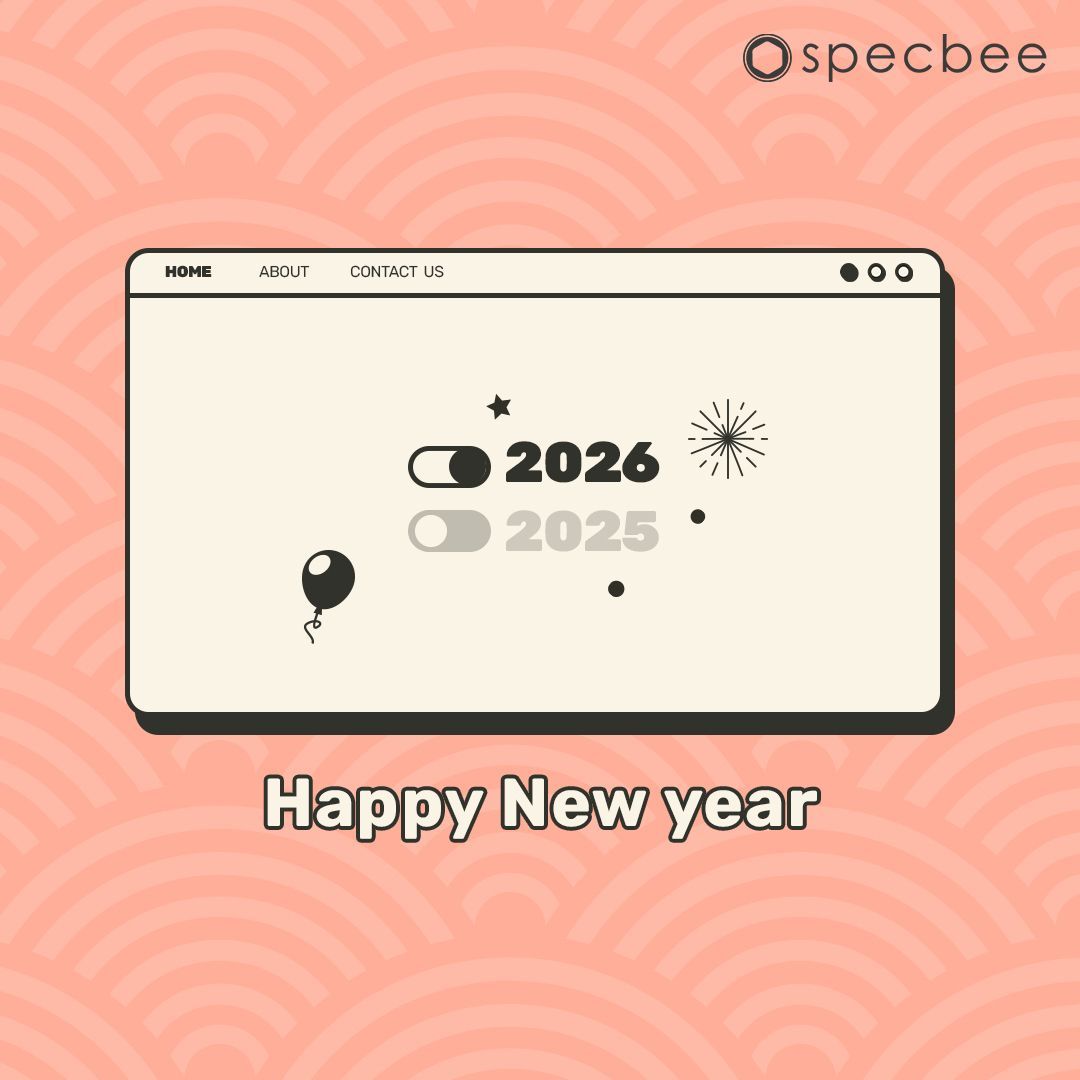Here's to a New Year welcoming fresh ideas, stronger partnerships, and building what's next together: Happy New Year 2026 ✨ 

hashtag#HappyNewYear hashtag#newyear hashtag#newgoals hashtag#Specbee