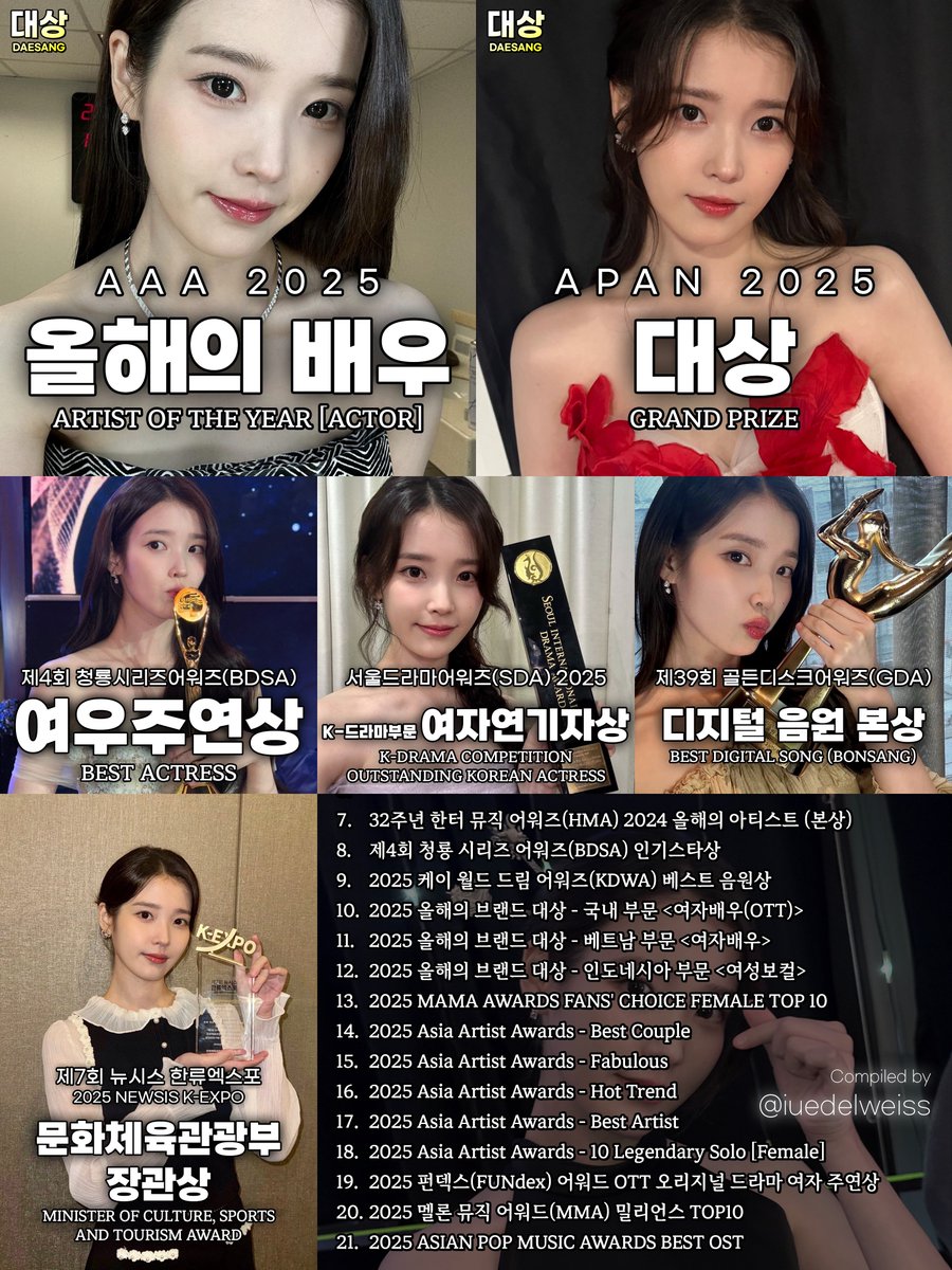 아이유 에델바이스 tweet media
