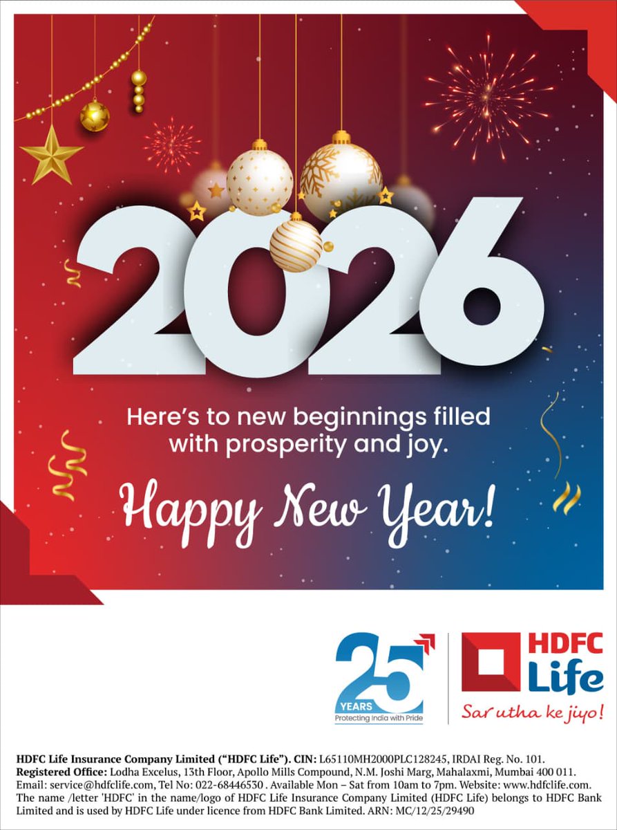 AadityaWealthon's tweet photo. Happy New Year 2026 https://t.co/iCJFy1a1PN