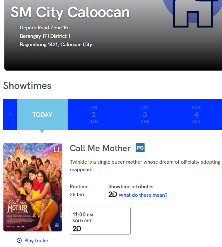 ViFeelings's tweet image. last few seats available for the last show in sm city san jose del monte, sta mesa, san lazaro

sold out last show in sm caloocan yayy

#CallMeMother | #ViceGanda | #NadineLustre